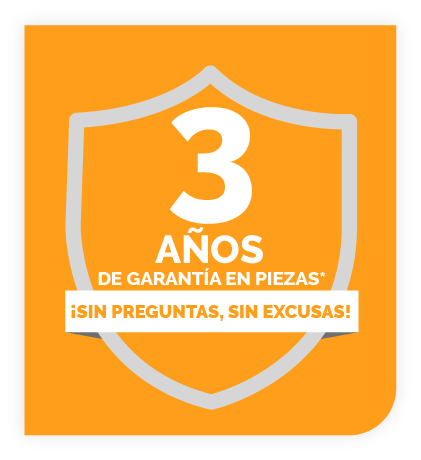 3 años de garantía Caldera Ferroli